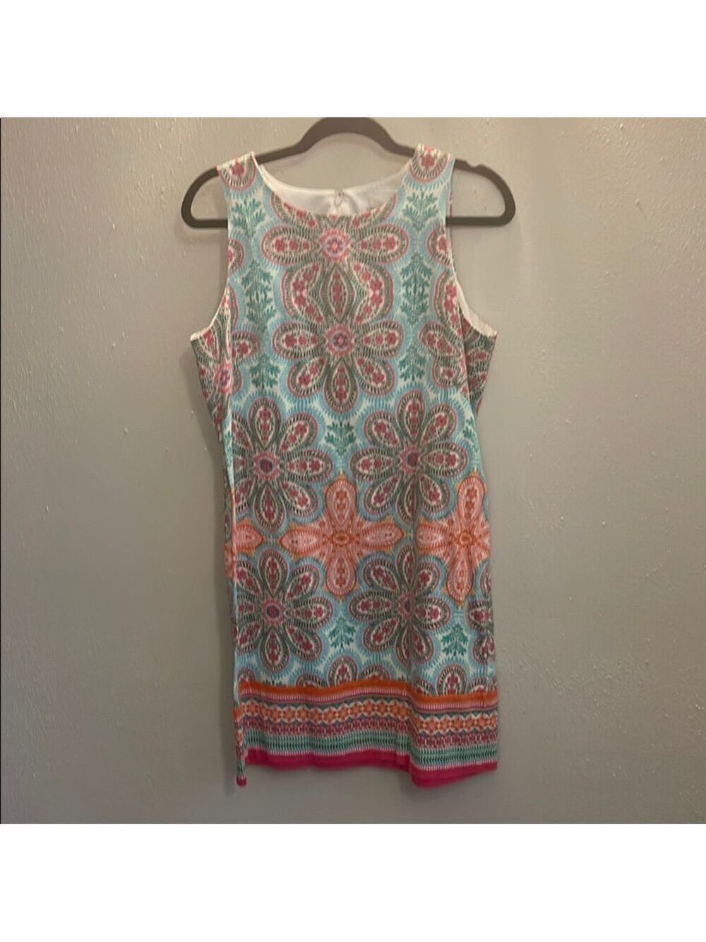 Colorful Sleeveless Patterned Dress